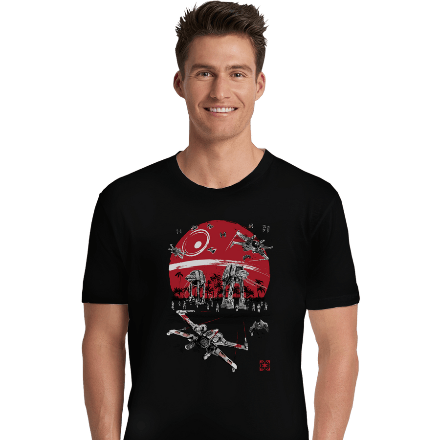 Shirts Premium Shirts, Unisex / Small / Black Battle on the beach