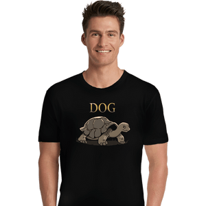 Daily_Deal_Shirts Premium Shirts, Unisex / Small / Black Dog Ahead