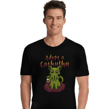 Load image into Gallery viewer, Shirts Premium Shirts, Unisex / Small / Black Adopt A Cathulhu
