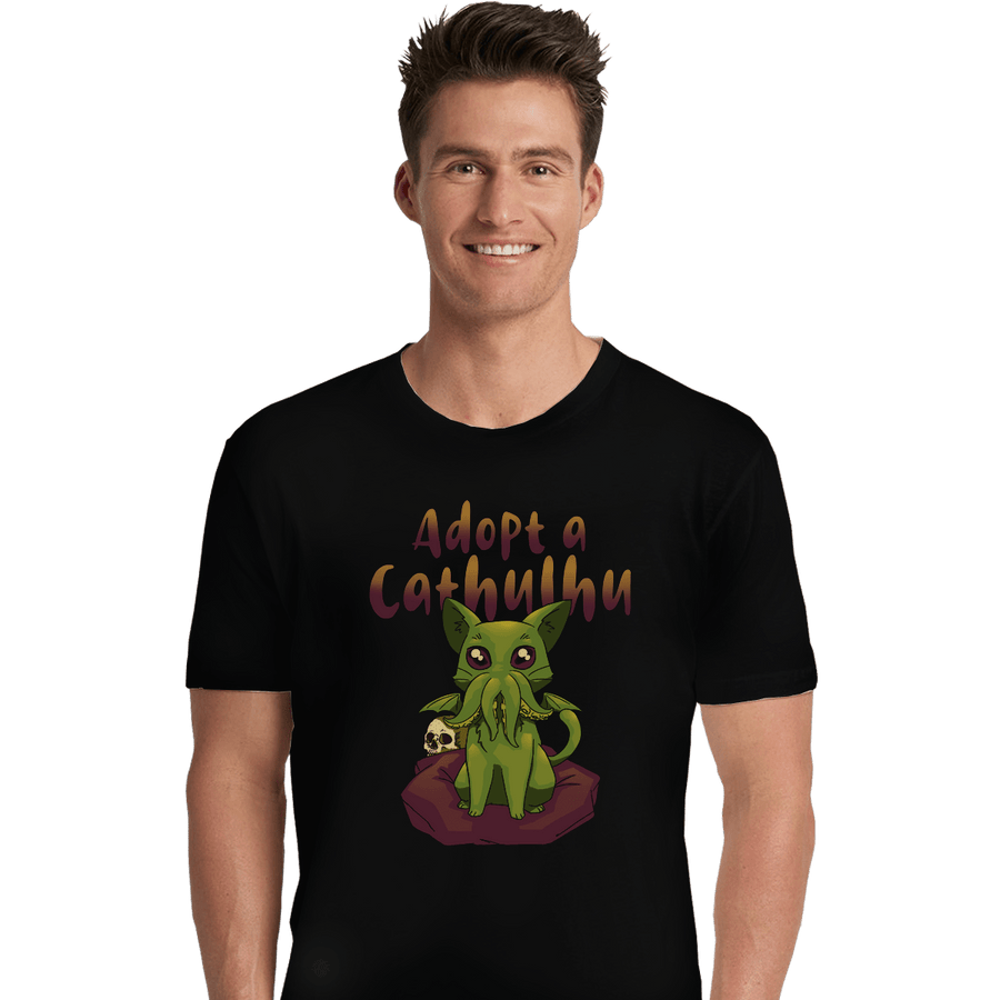 Shirts Premium Shirts, Unisex / Small / Black Adopt A Cathulhu