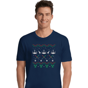 Secret_Shirts Premium Shirts, Unisex / Small / Navy A Rogue Christmas