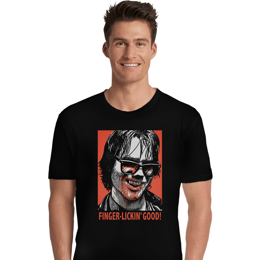 Shirts Premium Shirts, Unisex / Small / Black Finger Lickin' Good
