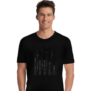 Shirts Premium Shirts, Unisex / Small / Black Valyrian Steel