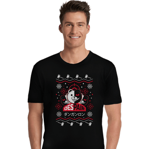 Shirts Premium Shirts, Unisex / Small / Black Despair Kuma Ugly Christmas Sweater