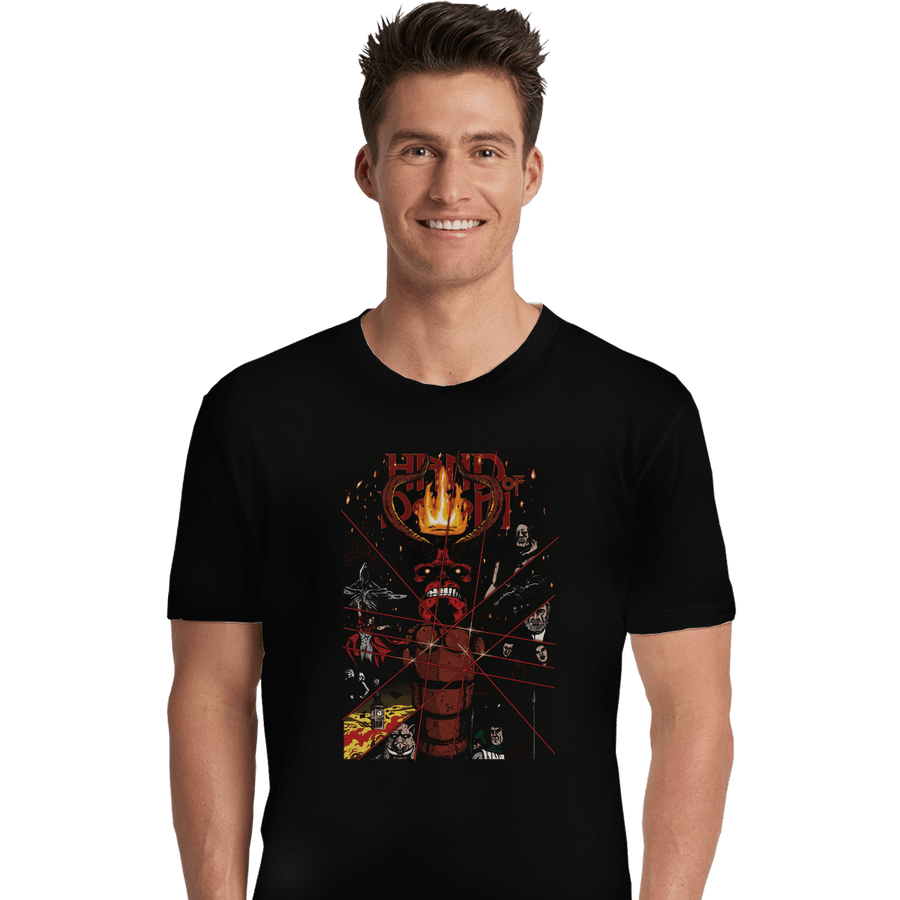 Shirts Premium Shirts, Unisex / Small / Black Hand Of Doom
