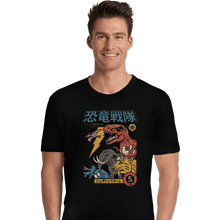 Load image into Gallery viewer, Shirts Premium Shirts, Unisex / Small / Black DIno Sentai
