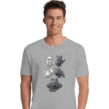 Load image into Gallery viewer, Shirts Premium Shirts, Unisex / Small / Sports Grey Night Fury Fusion
