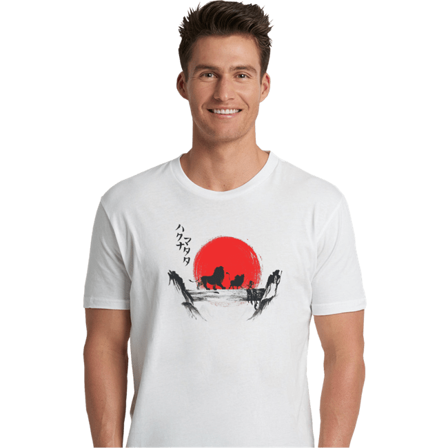 Shirts Premium Shirts, Unisex / Small / White Hakuna Matata Sunset