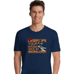 Daily_Deal_Shirts Premium Shirts, Unisex / Small / Navy Hey Laser Lips!