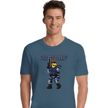Load image into Gallery viewer, Daily_Deal_Shirts Premium Shirts, Unisex / Small / Indigo Blue Solid Snake
