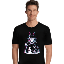 Load image into Gallery viewer, Daily_Deal_Shirts Premium Shirts, Unisex / Small / Black Glitched Maleficent
