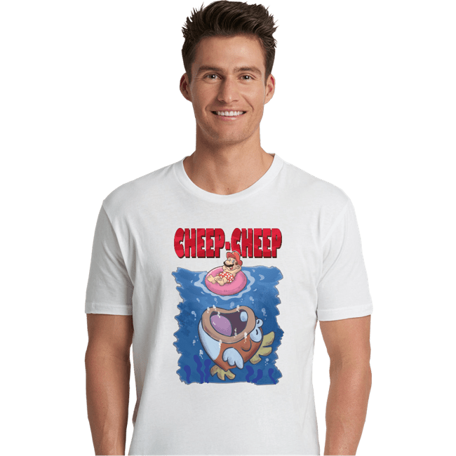 Daily_Deal_Shirts Premium Shirts, Unisex / Small / White Cheep Cheep