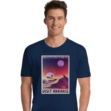 Load image into Gallery viewer, Shirts Premium Shirts, Unisex / Small / Navy Visit Arrakis
