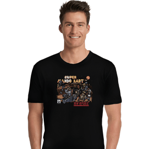 Shirts Premium Shirts, Unisex / Small / Black Bounty Hunter Kart