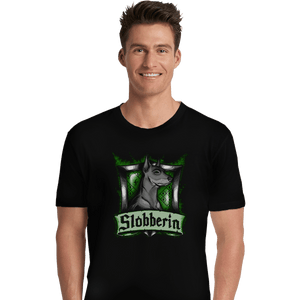 Shirts Premium Shirts, Unisex / Small / Black Hairy Pupper House Slobberin