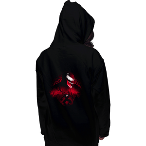 Daily_Deal_Shirts Pullover Hoodies, Unisex / Small / Black Red Symbiote