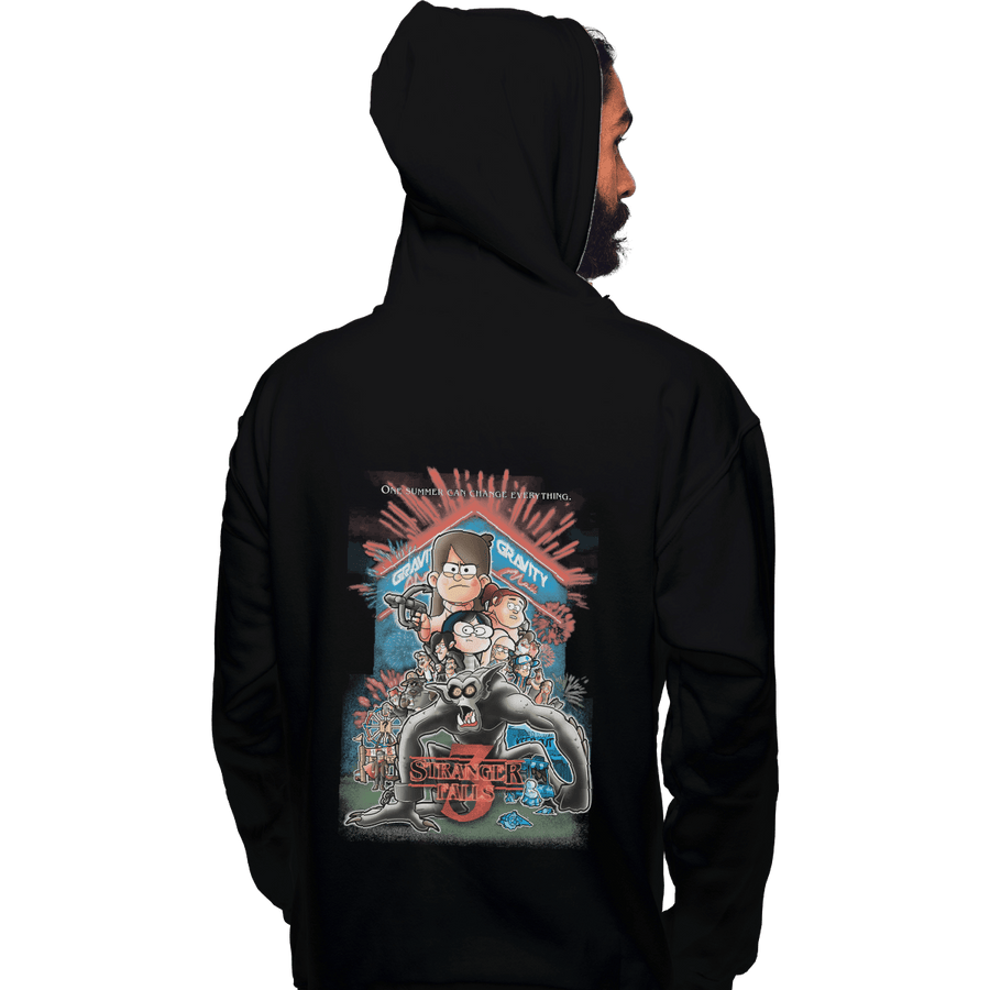 Shirts Pullover Hoodies, Unisex / Small / Black Stranger Falls 3