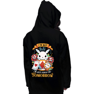 Daily_Deal_Shirts Pullover Hoodies, Unisex / Small / Black Wondrous Rabbit