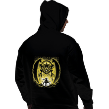 Load image into Gallery viewer, Shirts Zippered Hoodies, Unisex / Small / Black Winged Dragon
