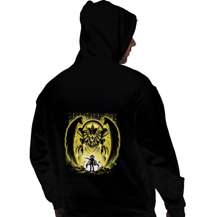Shirts Zippered Hoodies, Unisex / Small / Black Winged Dragon