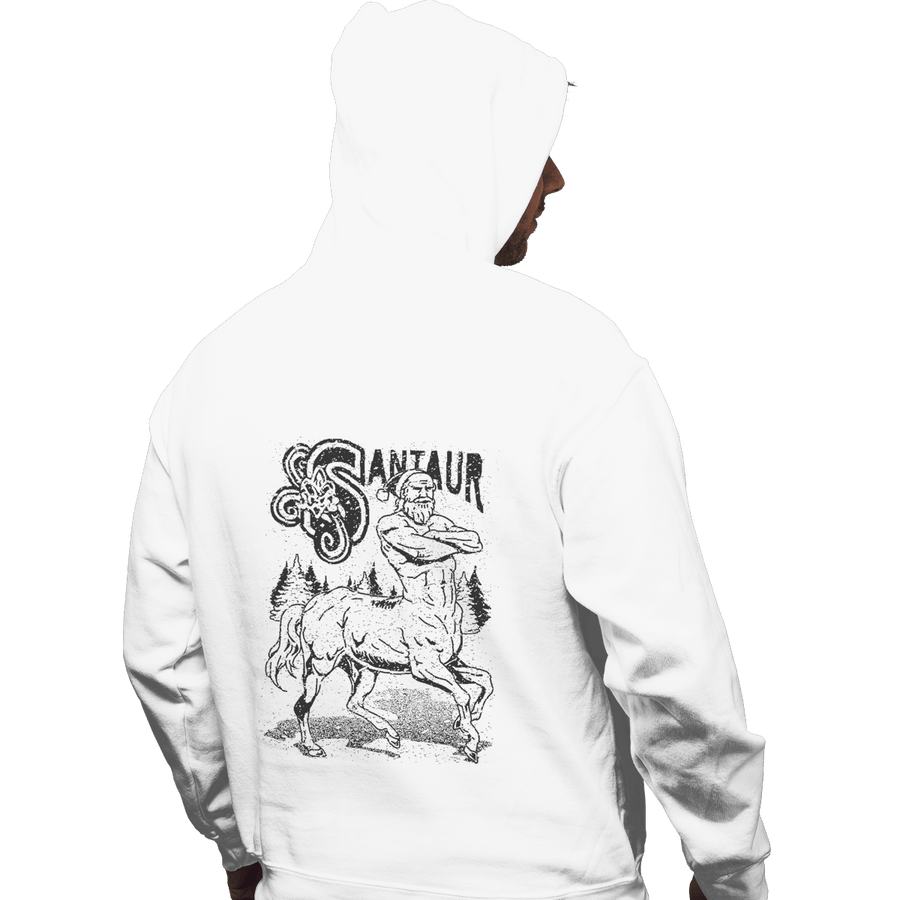 Shirts Pullover Hoodies, Unisex / Small / White Santaur