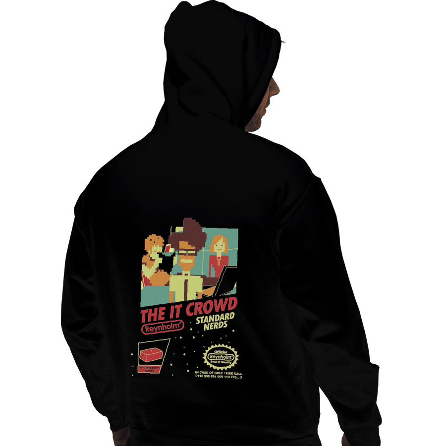 Shirts Pullover Hoodies, Unisex / Small / Black Standard Nerds NES