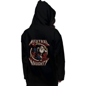 Shirts Pullover Hoodies, Unisex / Small / Black Neutral Naughty Santa