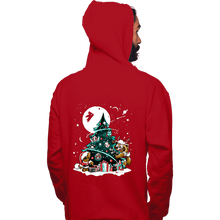 Load image into Gallery viewer, Daily_Deal_Shirts Pullover Hoodies, Unisex / Small / Red Galaxy Christmas
