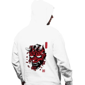 Daily_Deal_Shirts Pullover Hoodies, Unisex / Small / White Darth Oni