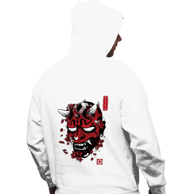 Daily_Deal_Shirts Pullover Hoodies, Unisex / Small / White Darth Oni