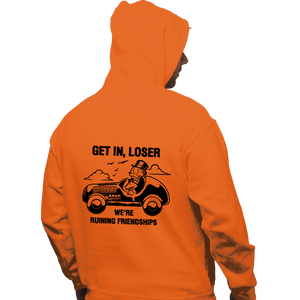 Secret_Shirts Pullover Hoodies, Unisex / Small / Orange Uncle Pennybags