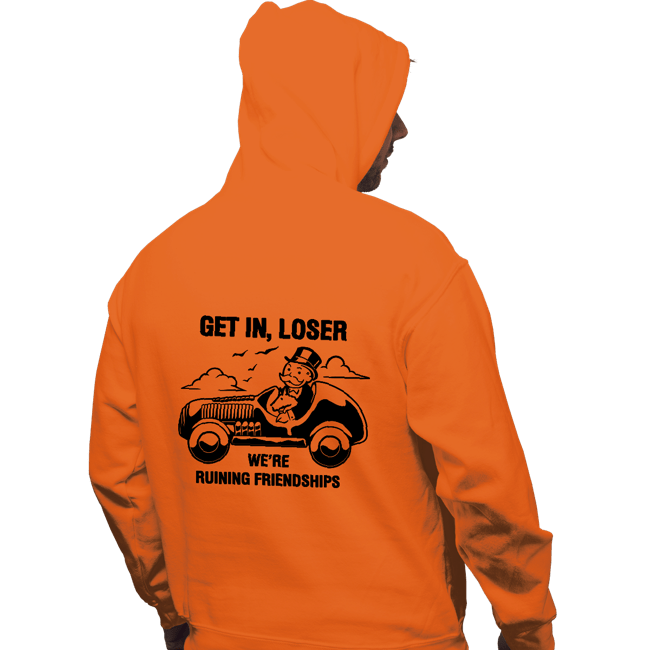 Secret_Shirts Pullover Hoodies, Unisex / Small / Orange Uncle Pennybags