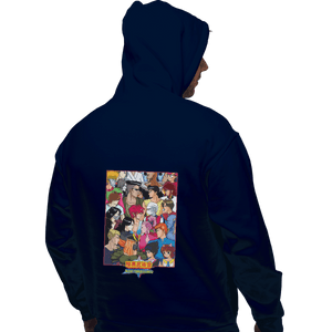 Shirts Zippered Hoodies, Unisex / Small / Navy Dark Tournament Clash Of Demons