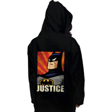 Load image into Gallery viewer, Shirts Pullover Hoodies, Unisex / Small / Black Bat Justice
