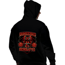 Load image into Gallery viewer, Shirts Pullover Hoodies, Unisex / Small / Black Dungeons And Deadlifts
