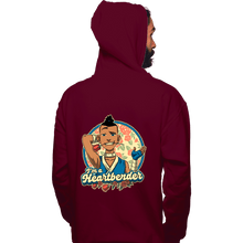 Load image into Gallery viewer, Daily_Deal_Shirts Pullover Hoodies, Unisex / Small / Maroon Heart Bender

