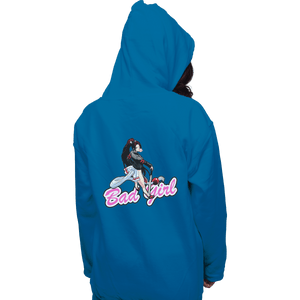 Shirts Zippered Hoodies, Unisex / Small / Royal Blue Bad Girl