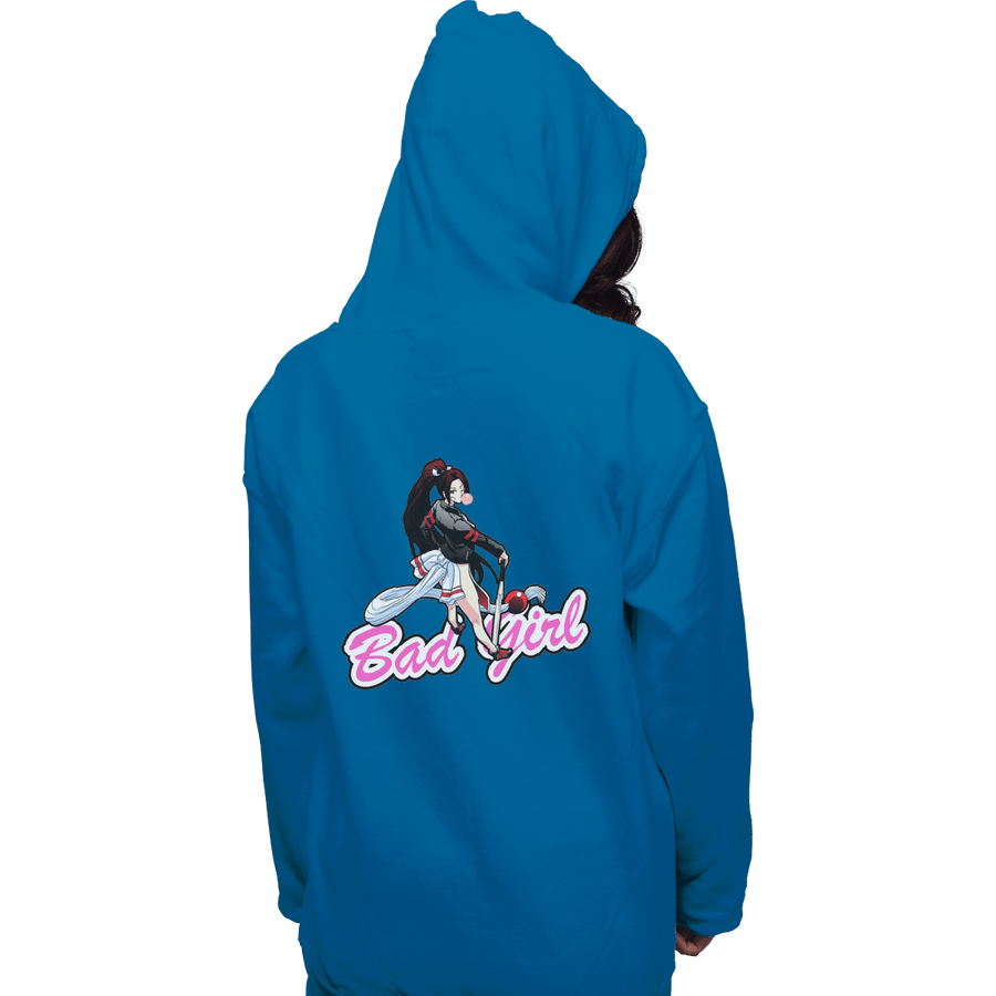 Shirts Zippered Hoodies, Unisex / Small / Royal Blue Bad Girl