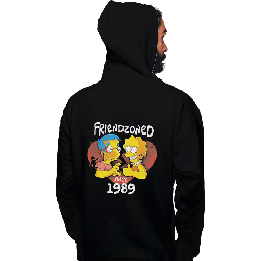 Shirts Pullover Hoodies, Unisex / Small / Black Friendzoned