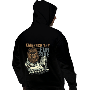 Daily_Deal_Shirts Pullover Hoodies, Unisex / Small / Black Wookie Cat