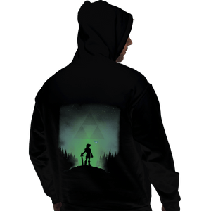 Shirts Zippered Hoodies, Unisex / Small / Black Link, Hylian Warrior