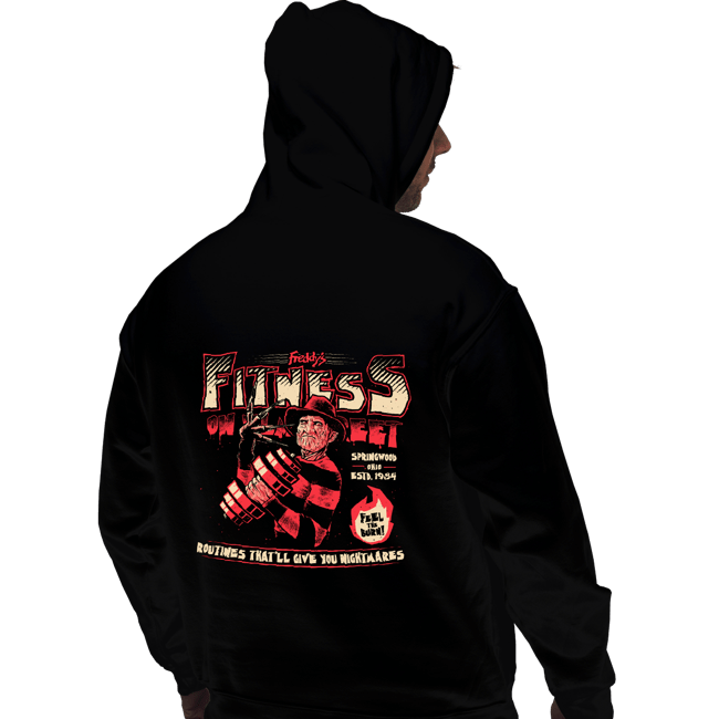 Daily_Deal_Shirts Pullover Hoodies, Unisex / Small / Black Freddy's Fitness