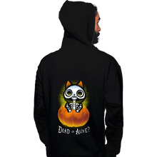 Load image into Gallery viewer, Daily_Deal_Shirts Pullover Hoodies, Unisex / Small / Black Schrodinger Halloween
