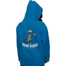 Load image into Gallery viewer, Secret_Shirts Pullover Hoodies, Unisex / Small / Sapphire Robo-Rodeo
