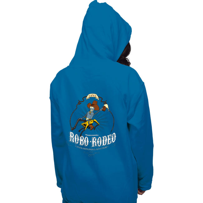 Secret_Shirts Pullover Hoodies, Unisex / Small / Sapphire Robo-Rodeo