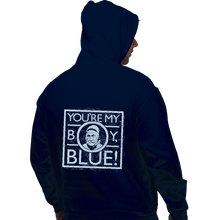 Load image into Gallery viewer, Shirts Pullover Hoodies, Unisex / Small / Navy Blue
