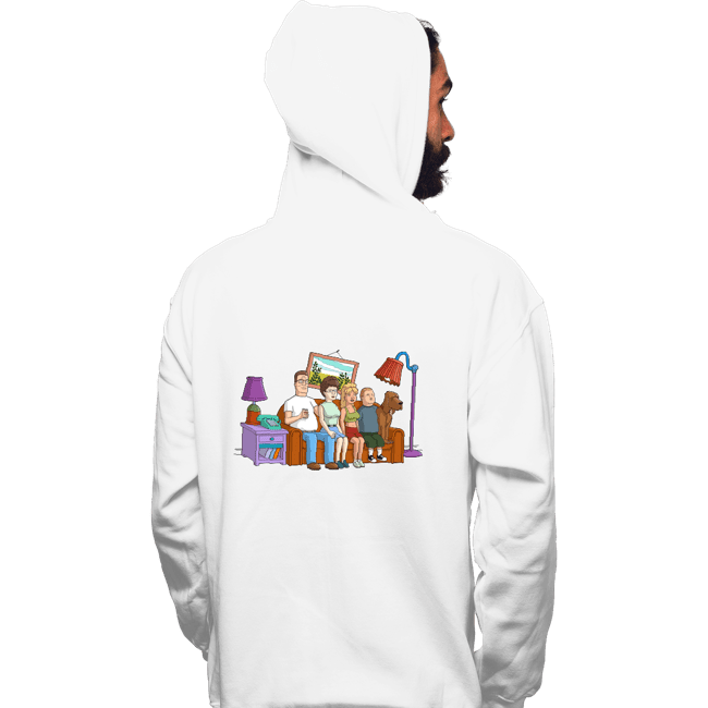 Secret_Shirts Pullover Hoodies, Unisex / Small / White King Of The Hill Couch