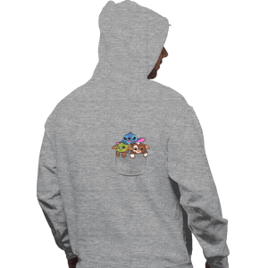 Shirts Zippered Hoodies, Unisex / Small / Sports Grey Kawaii Pocket