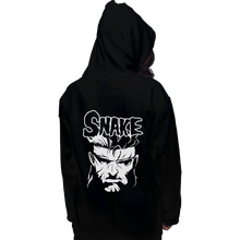 Load image into Gallery viewer, Shirts Zippered Hoodies, Unisex / Small / Black The Snake Ghost
