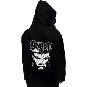 Shirts Zippered Hoodies, Unisex / Small / Black The Snake Ghost